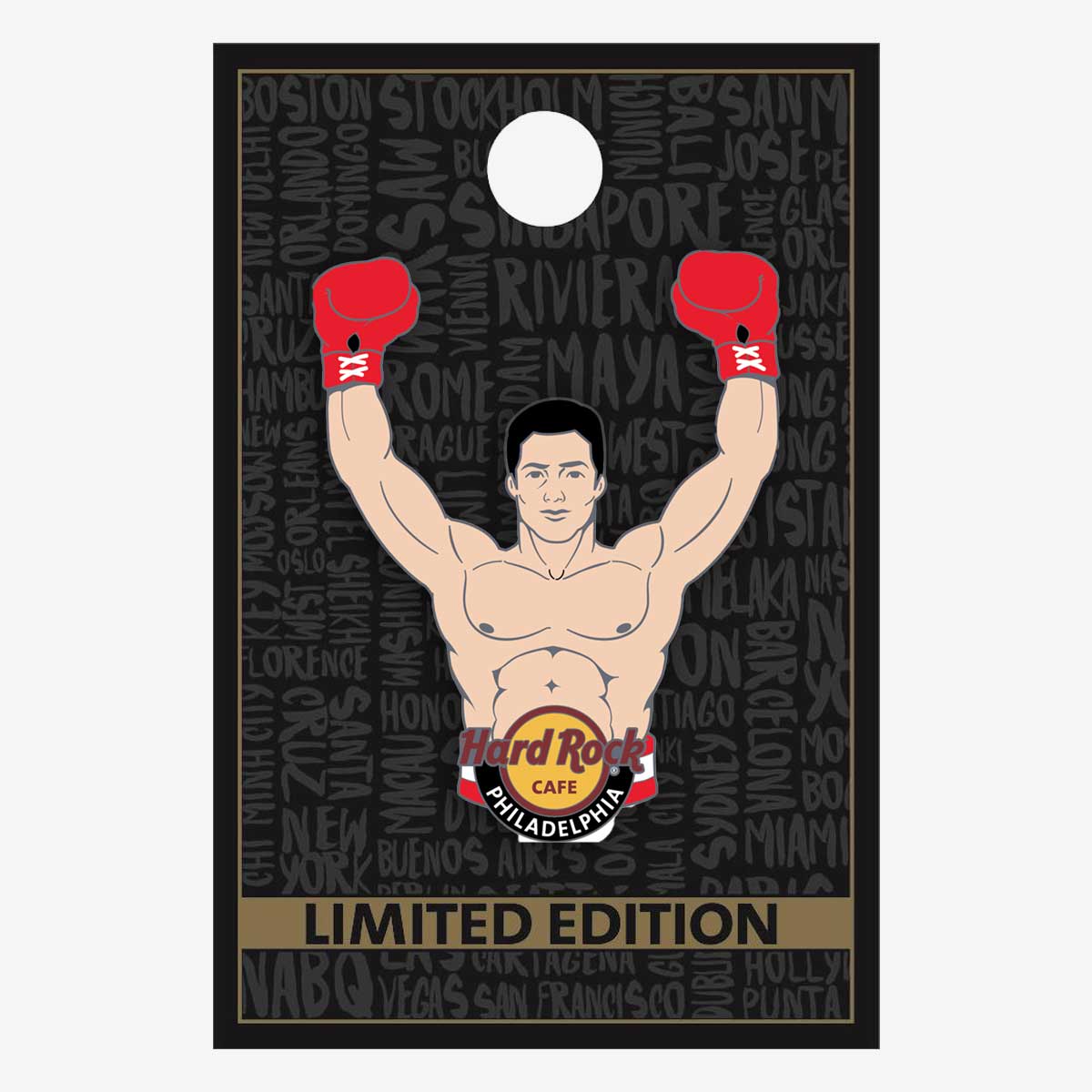 Limited Edition Philadelphia Boxer Pin image number 2