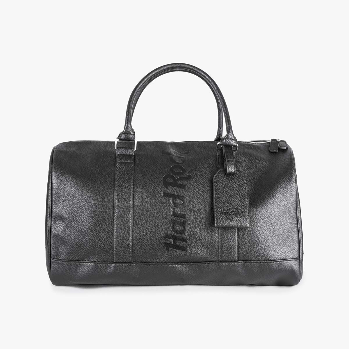 Black Pebbled Duffle Bag image number 1