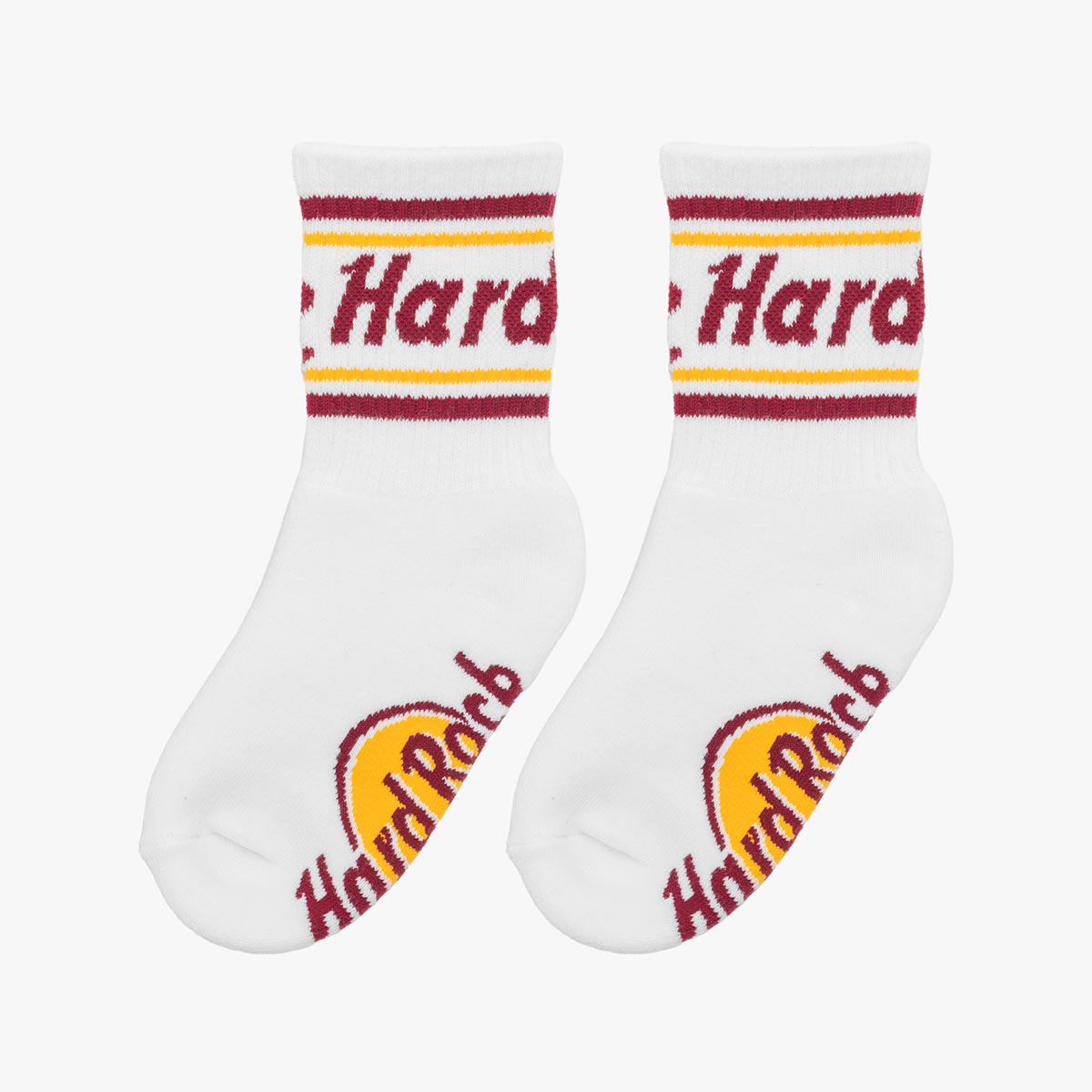 Hard Rock Youth Classic Logo Crew Socks image number 3