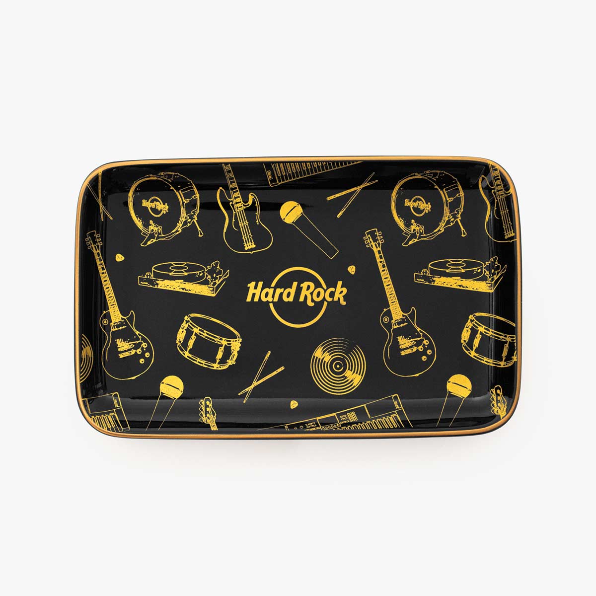 Hard Rock Metallic Jewelry Trinket Tray image number 1