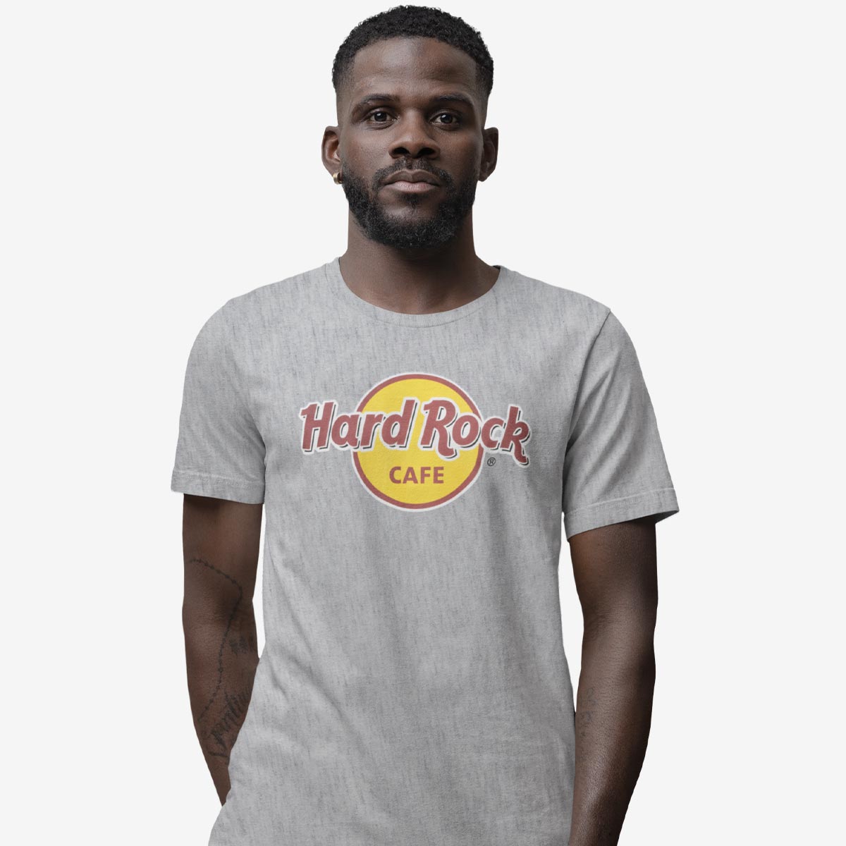 Men's Grey Classic Logo Tee image number 1