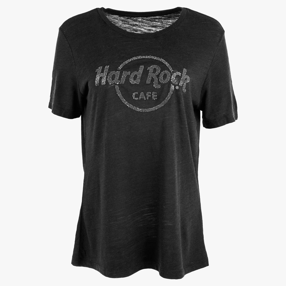 Metallic Caviar Beads Logo Ladies Tee by Hard Rock image number 1