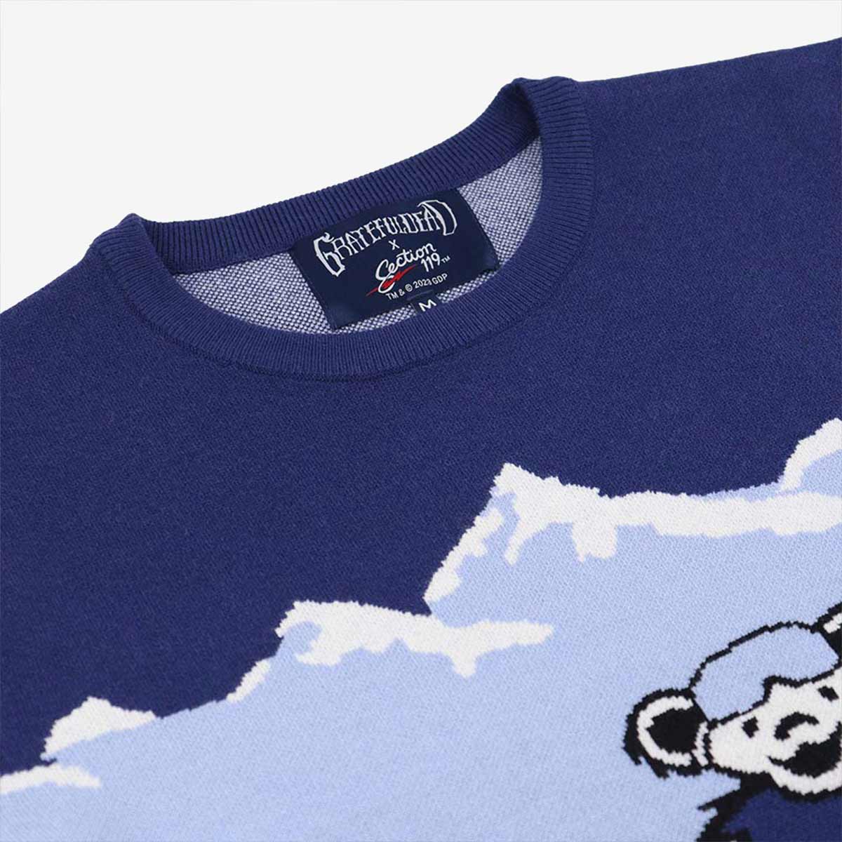 Grateful Dead Ski Bear Sweater in Blue image number 4