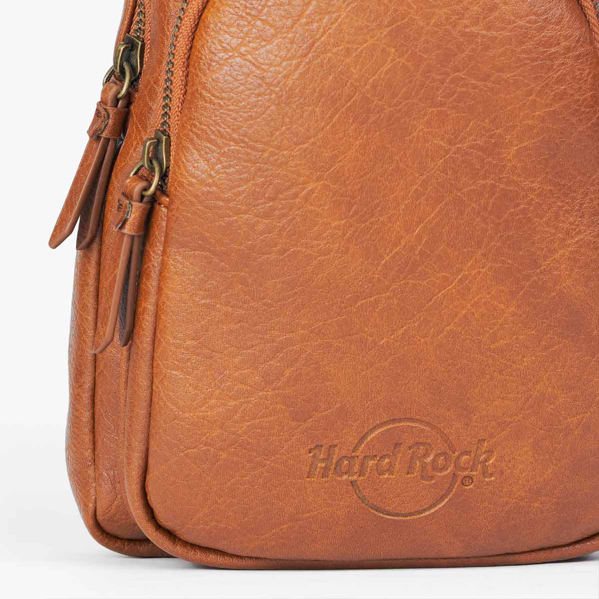 Guitar Strap Crossbody Sling Bag in Cognac image number 4