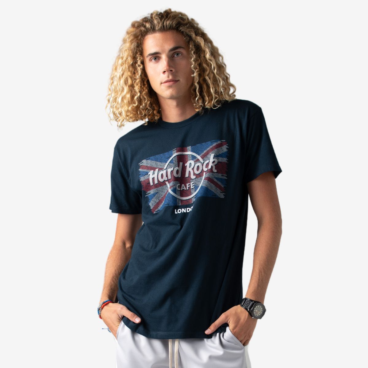 Men's Flag Repeat City Name Tee image number 1