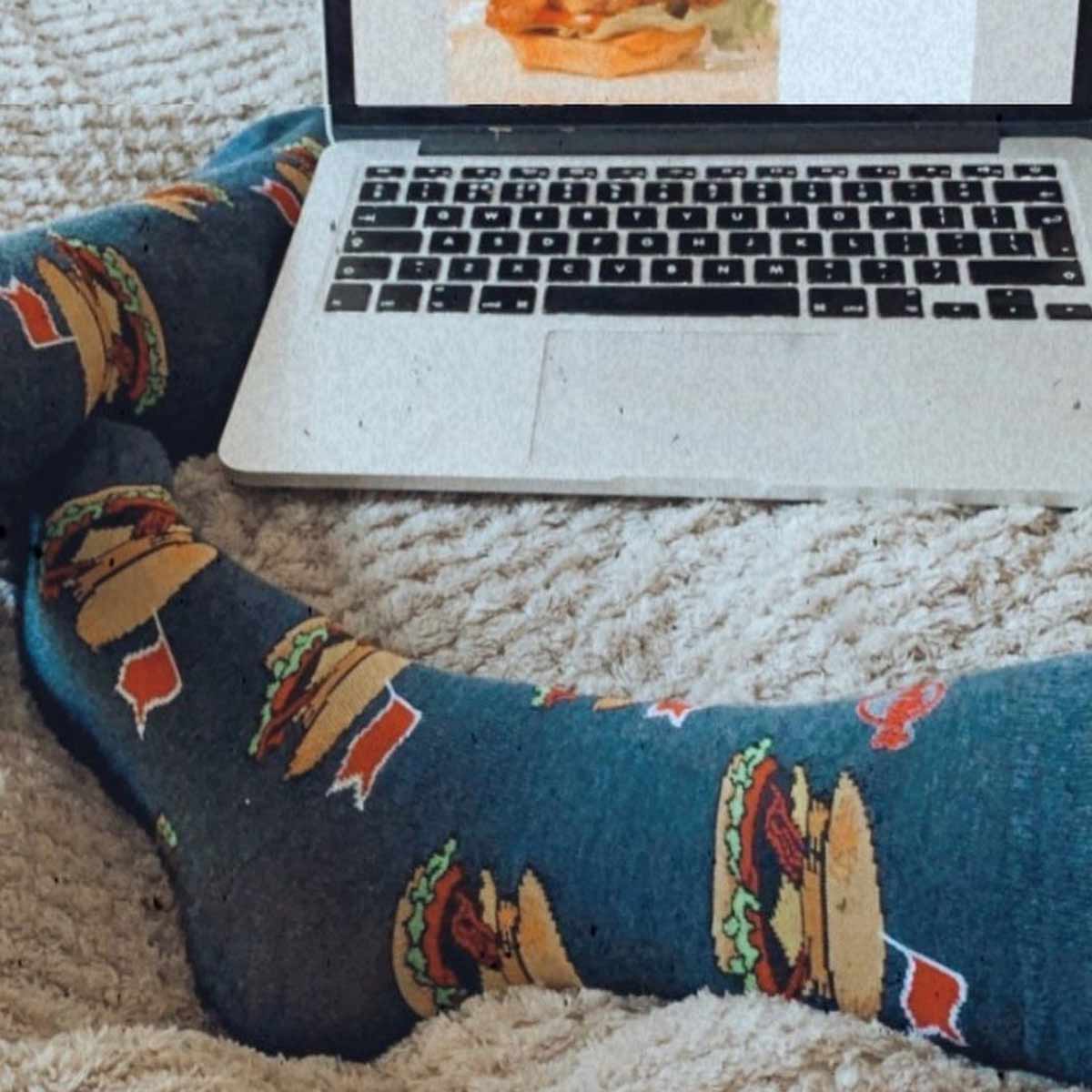 Adult Legendary Repeat Burger Socks image number 3