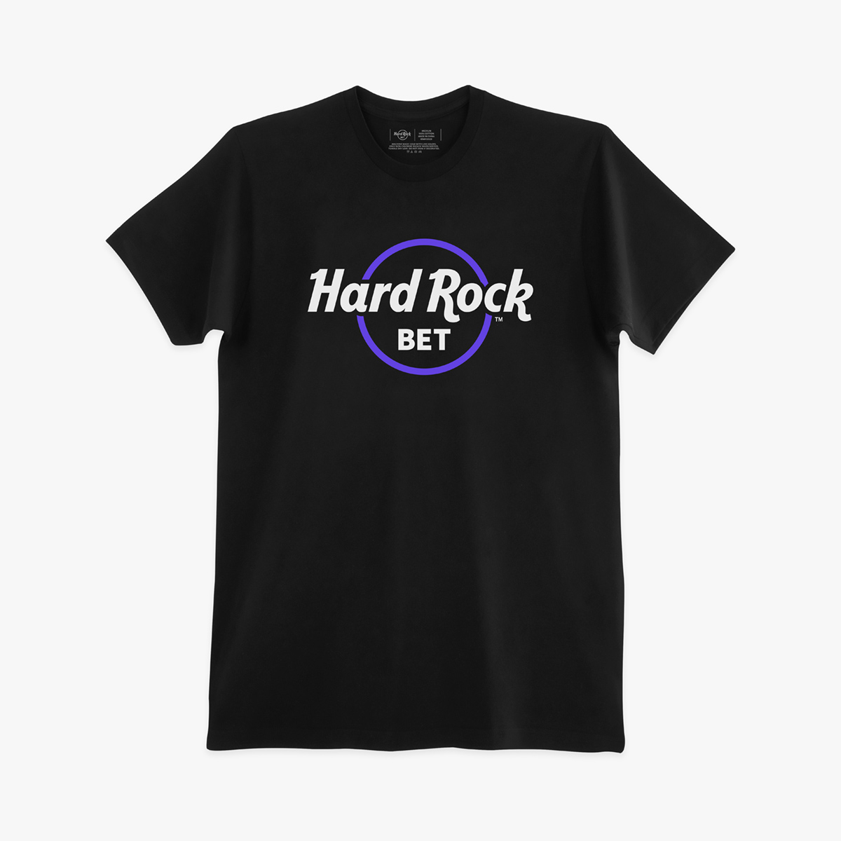 Mens Hard Rock BET Classic Logo Tee Black image number 1