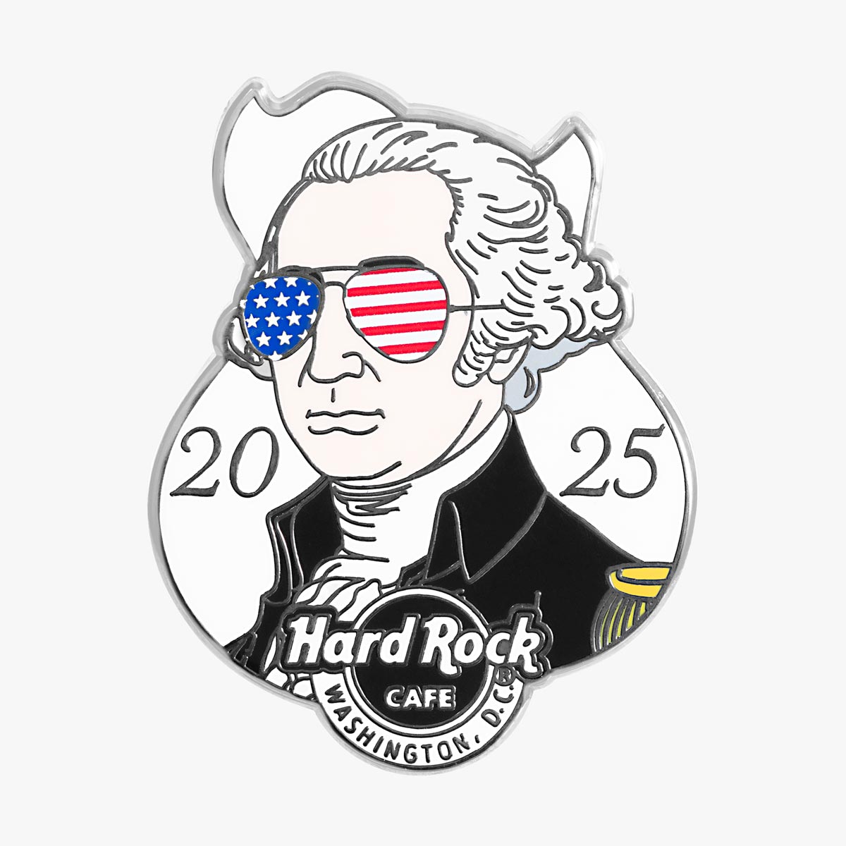 Limited Edition Rockin' Washington Pin image number 1