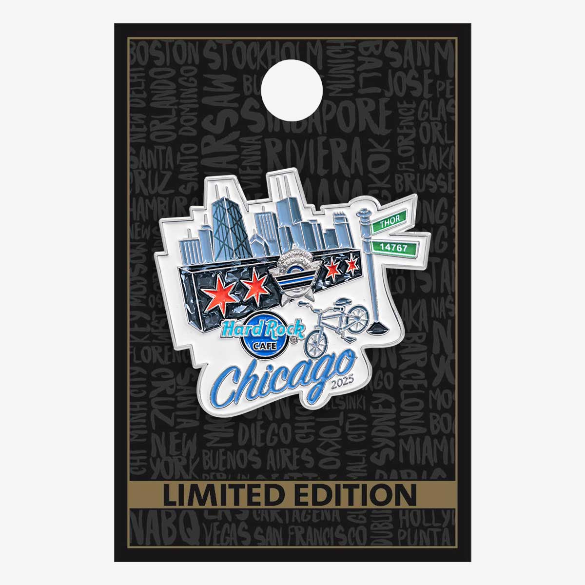 Limited Edition Chicago Fallen Heroes Pin image number 2