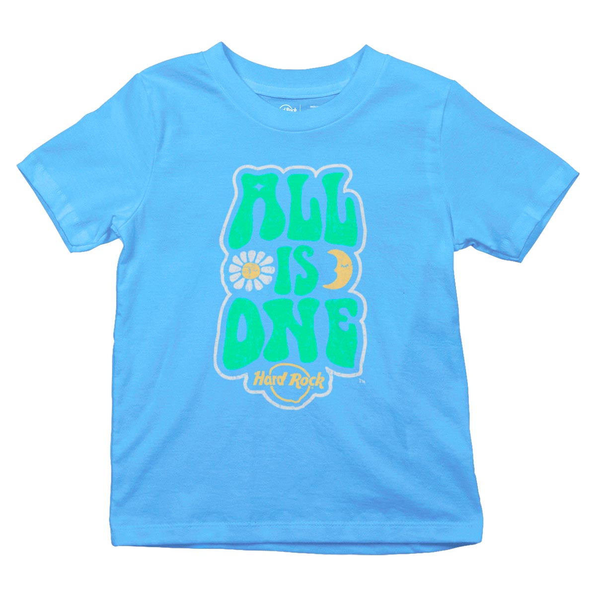 Hard Rock Youth Fit Festival Tee with All Is One in Sky Blue image number 1