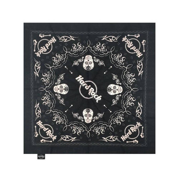 Logo Skull & Guitars Bandana Black image number 2