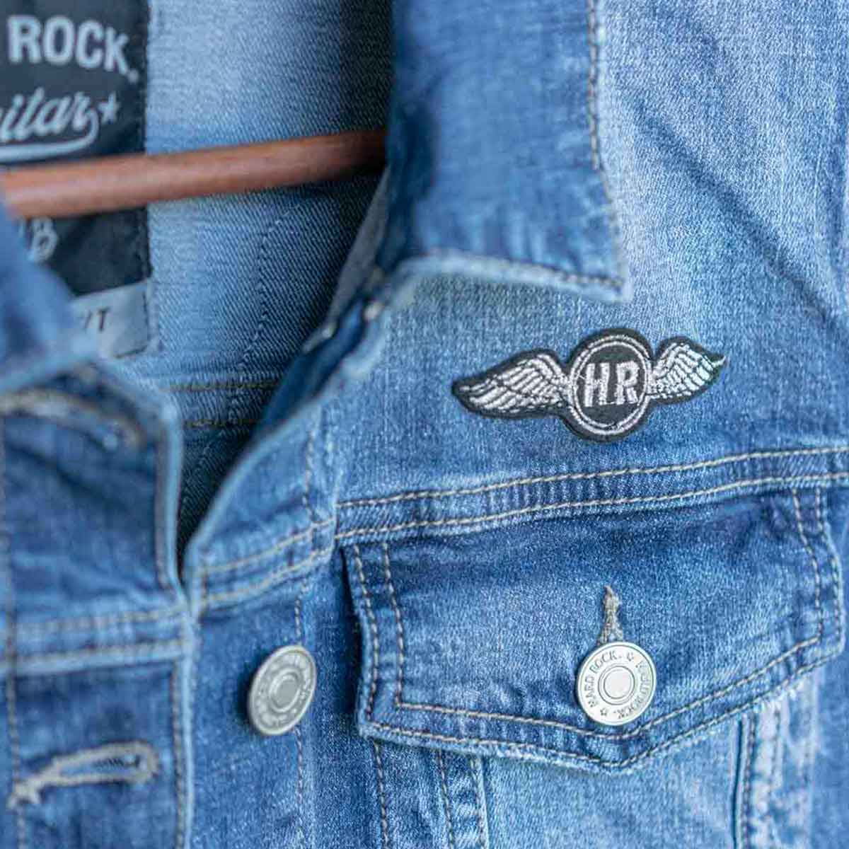 Guitar Company Sequin Wing Denim Jacket image number 5