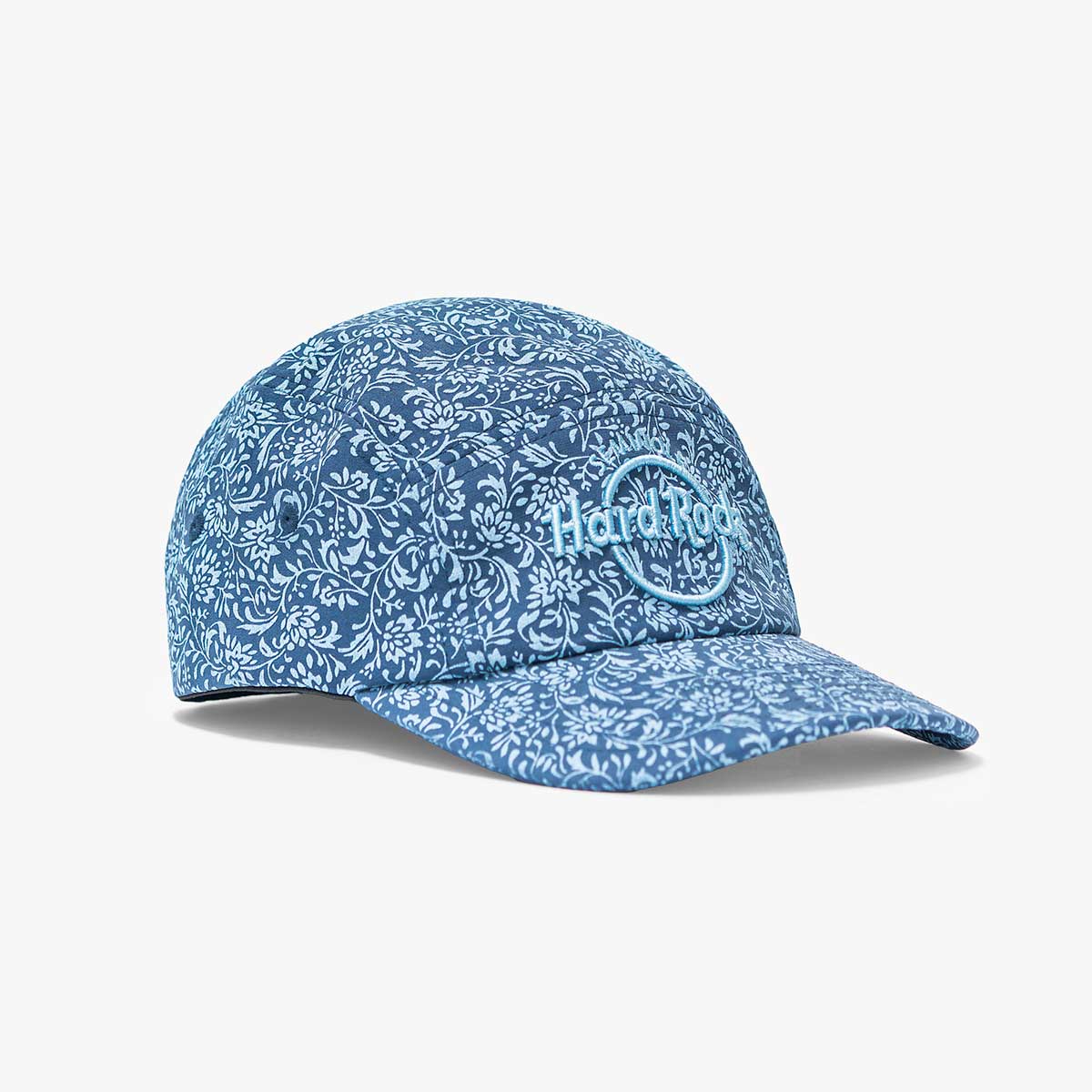 Paisley Print Drawcord Hat in Navy image number 2