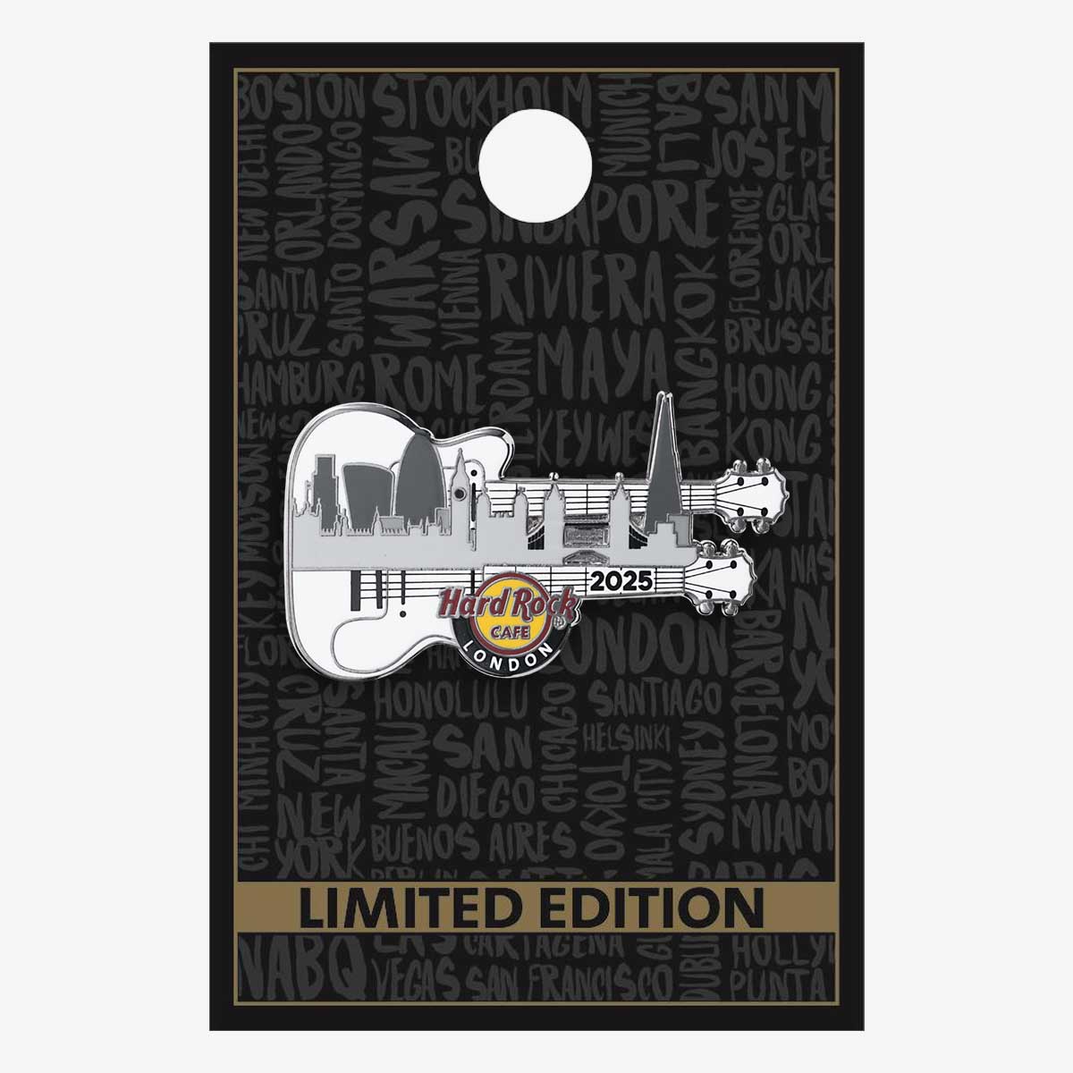 Limited Edition London Skyline 2025 Guitar Pin image number 2