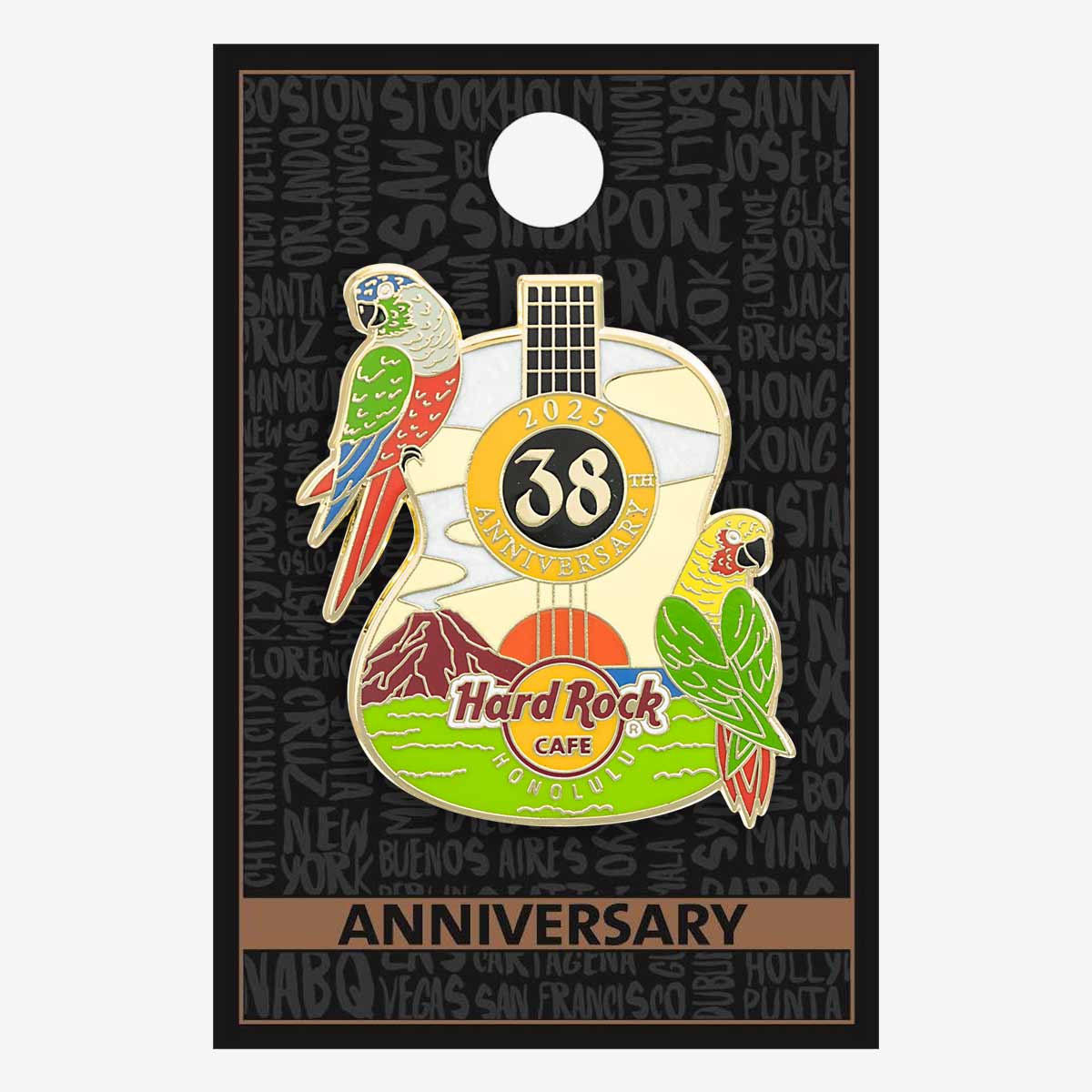 Honolulu 38th Anniversary Pin image number 2