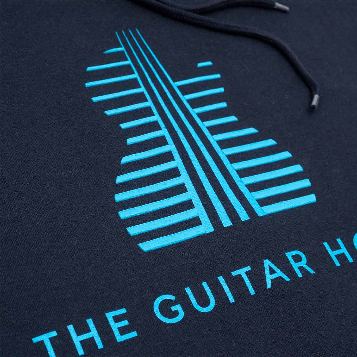 Guitar Hotel Pullover Hoodie in Navy image number 2