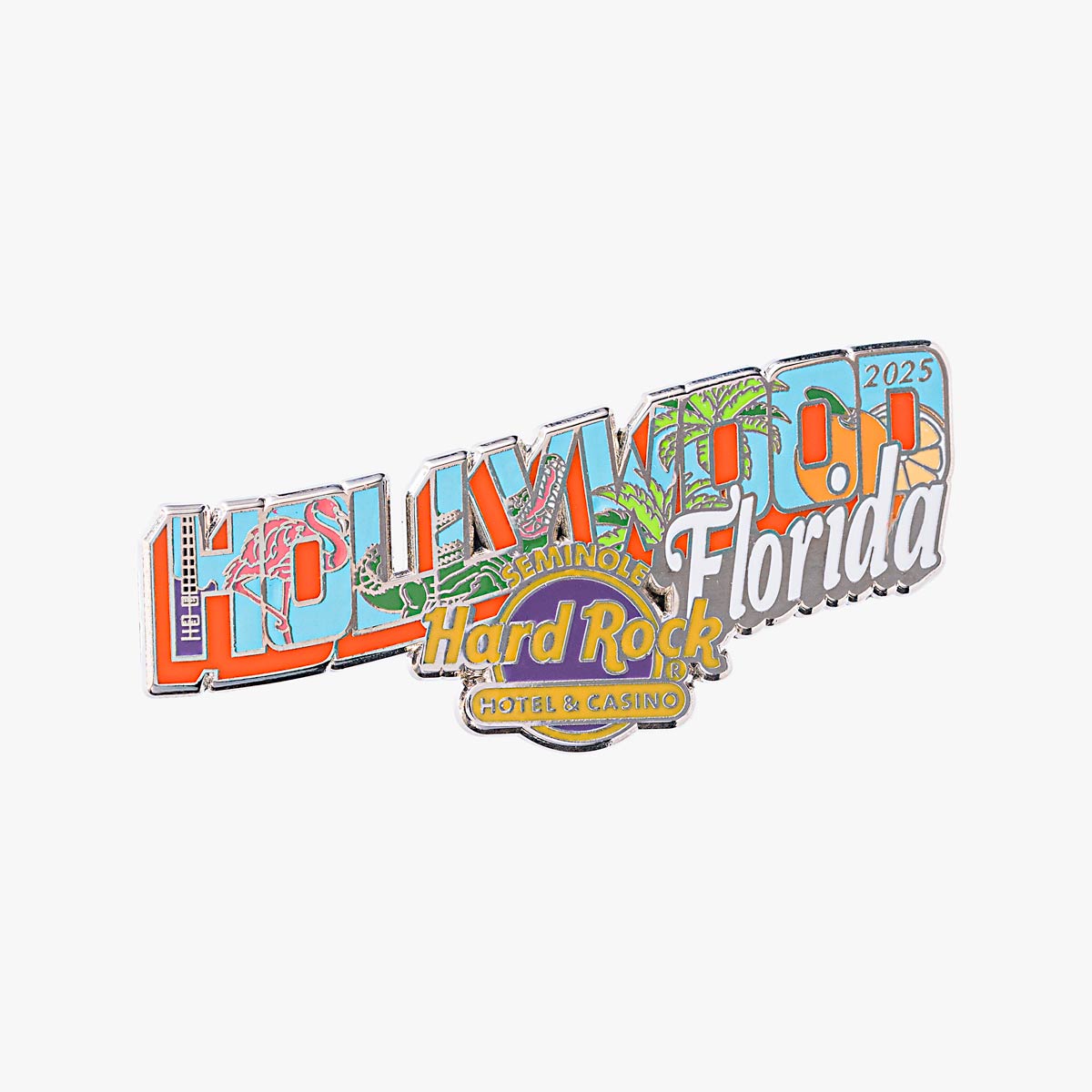 Limited Edition Hollywood, FL Icon Pin image number 1