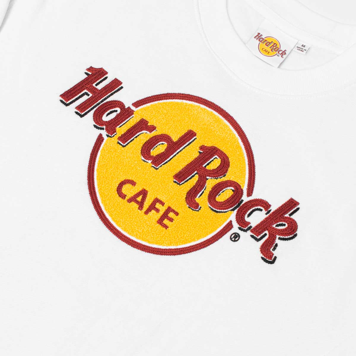 Hard Rock Men's Chenille Stitch Logo Longsleeve Tee image number 2