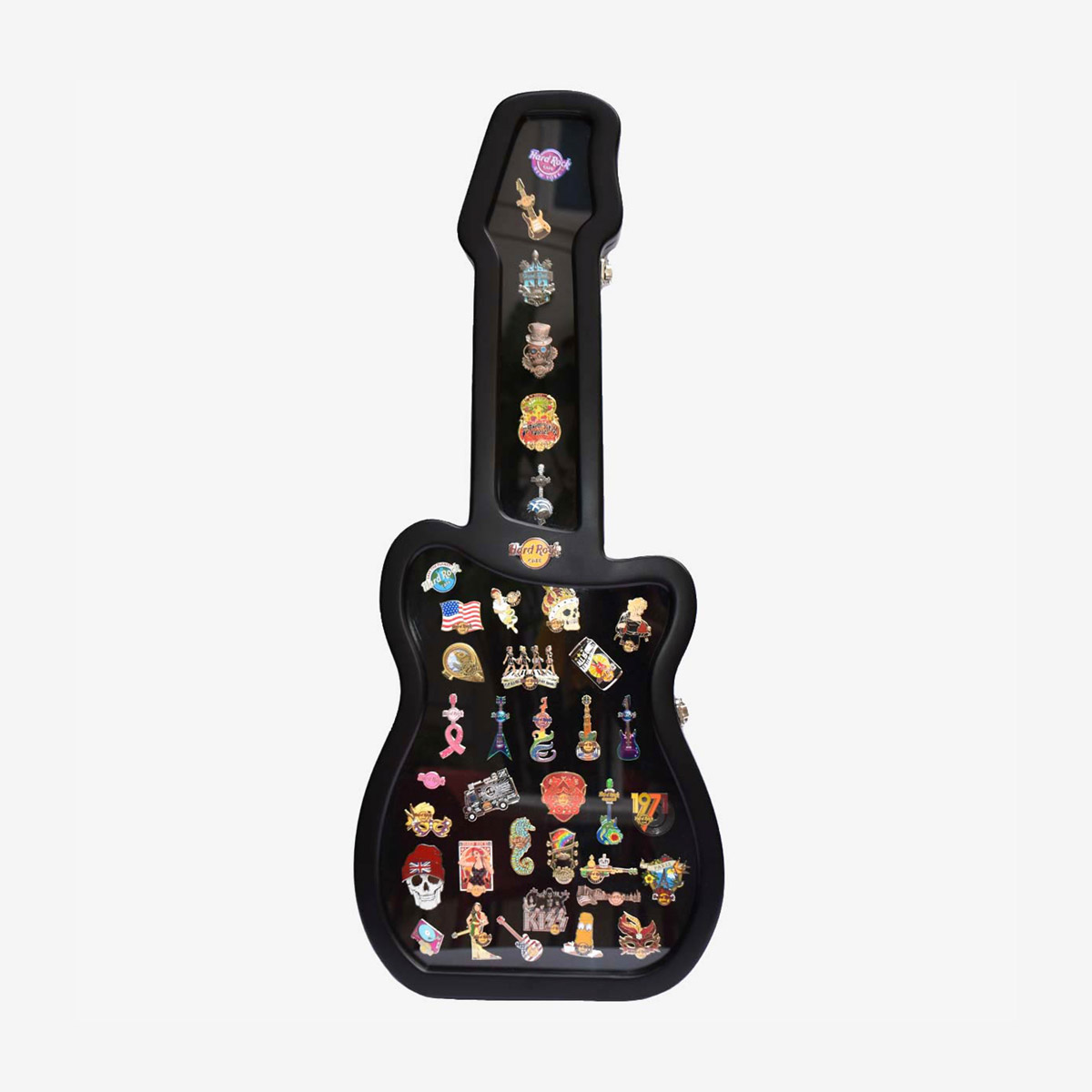 Guitar Shaped Pin Display Case image number 1