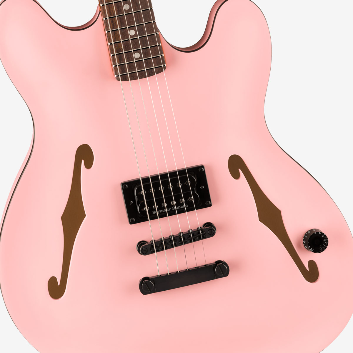 Fender Tom Delonge Starcaster Guitar in Shell Pink image number 2