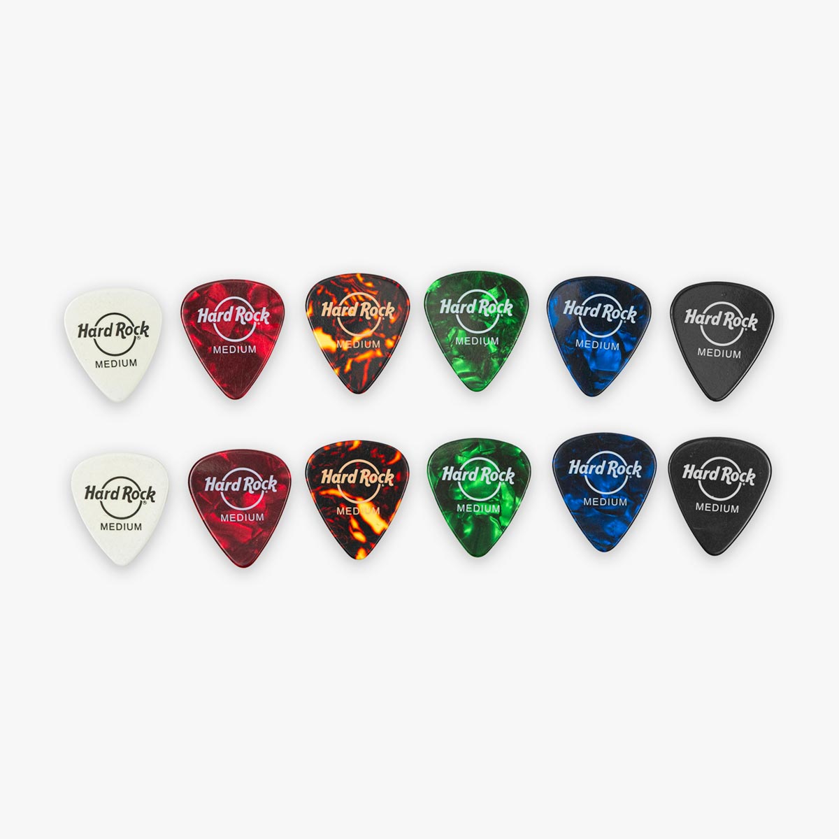 Set of 12 Hard Rock Logo Guitar Picks image number 2