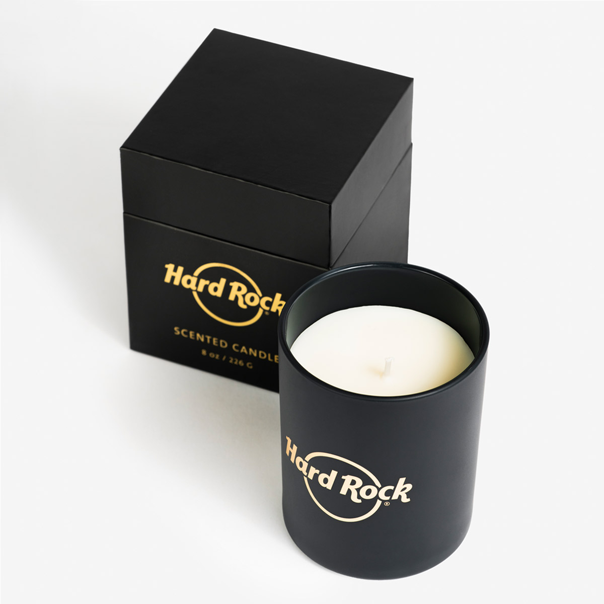 Hard Rock Gold Foil Logo Candle 8oz image number 4