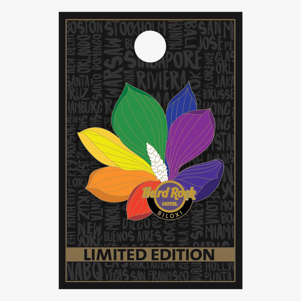 Limited Edition Biloxi Pride Magnolia Pin image number 2