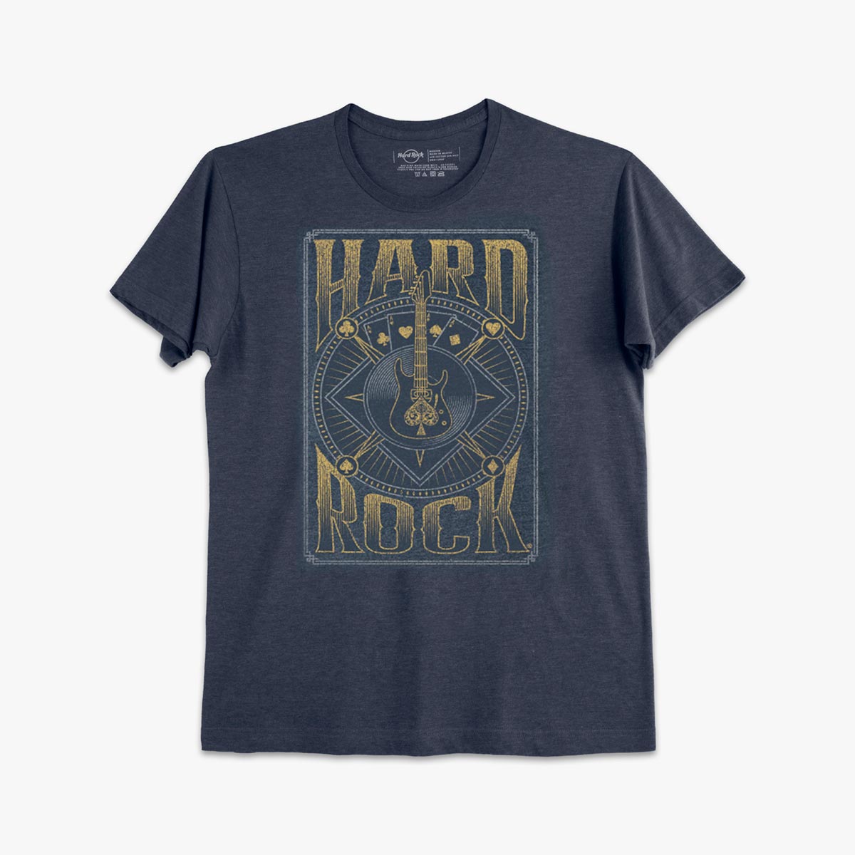 Casino Guitar Heather Navy Tee image number 1