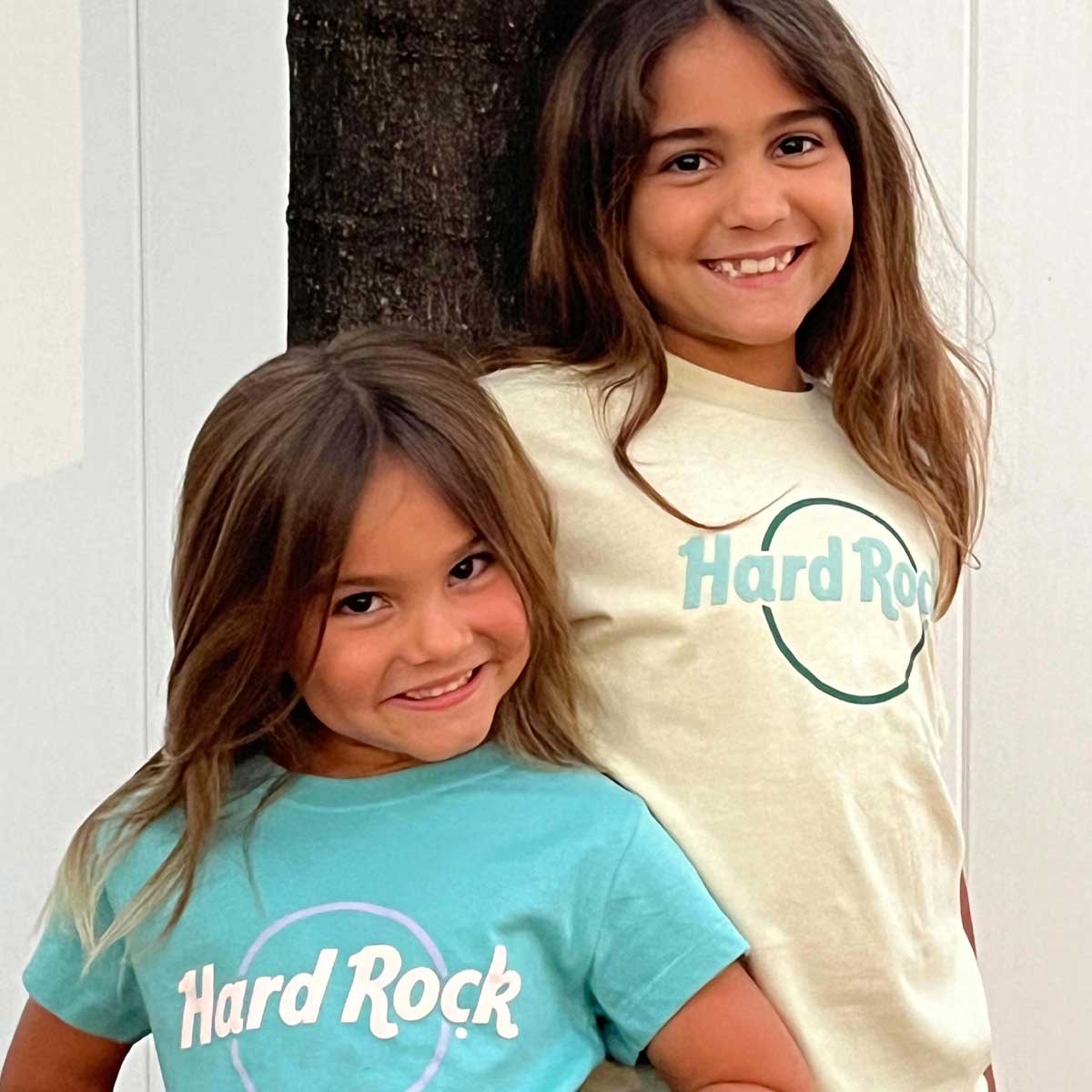 Hard Rock Youth Fit Pop of Color Tee in Light Aqua image number 4