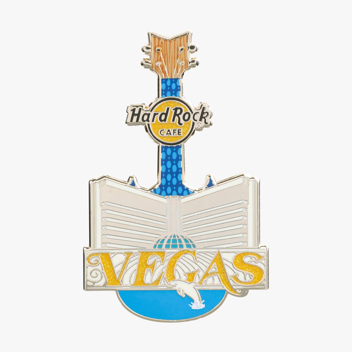 Limited Edition Las Vegas Hotel Guitar Pin image number 1