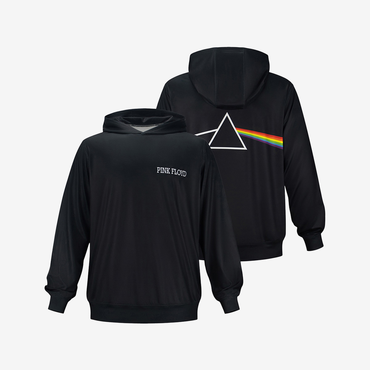 Pink Floyd Dark Side UPF Hoodie in Black image number 3