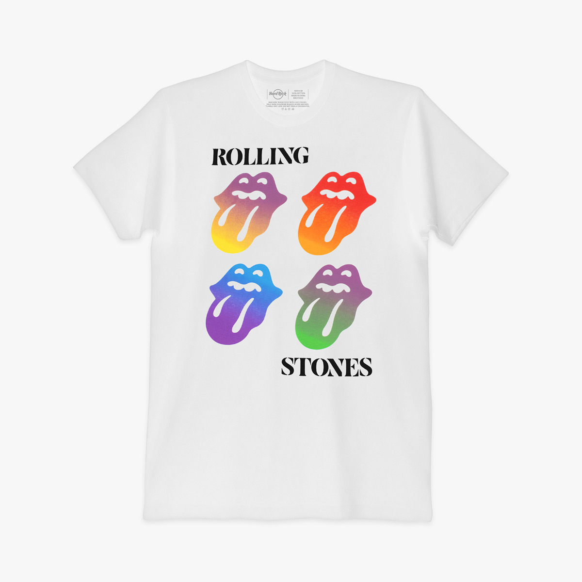 Rolling Stones Shortsleeve T-Shirt in White image number 1