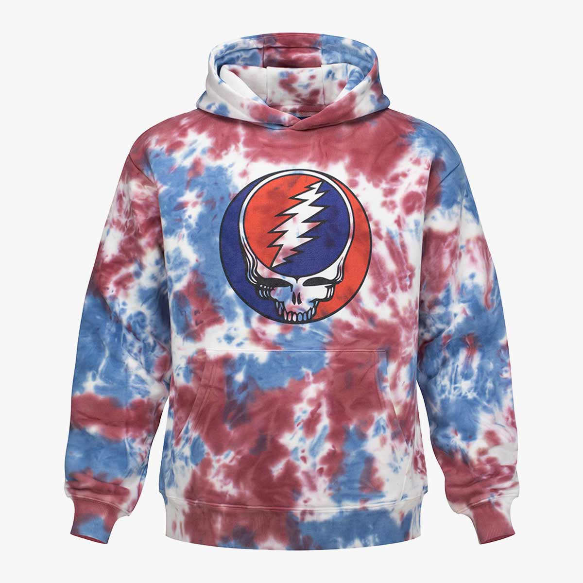 Grateful Dead Pullover Hoodie in Tie Dye image number 1