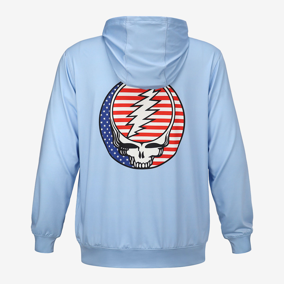 Grateful Dead Stealie UPF50 Hoodie in Light Blue image number 1