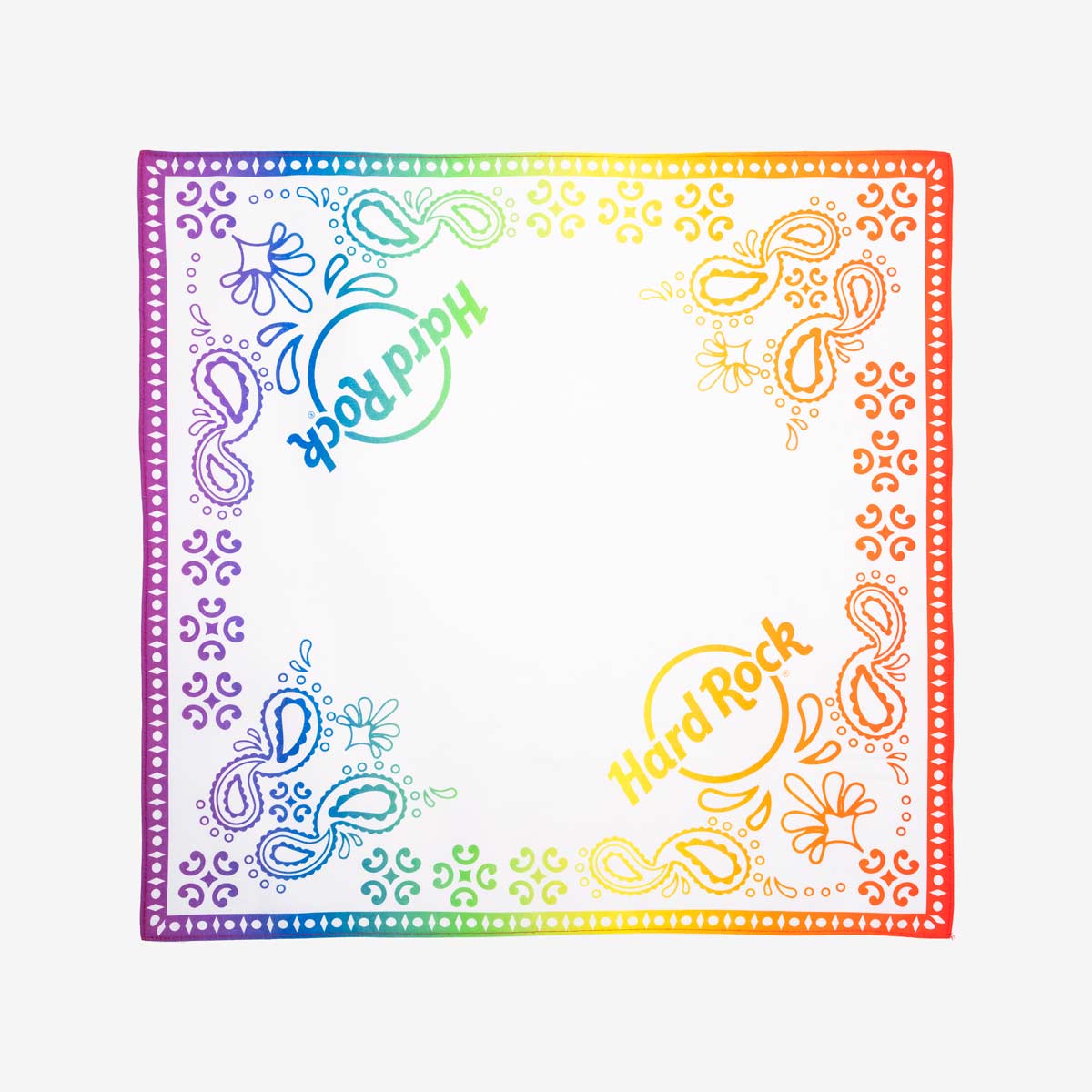 Pride Rainbow Bandana with Logo image number 2