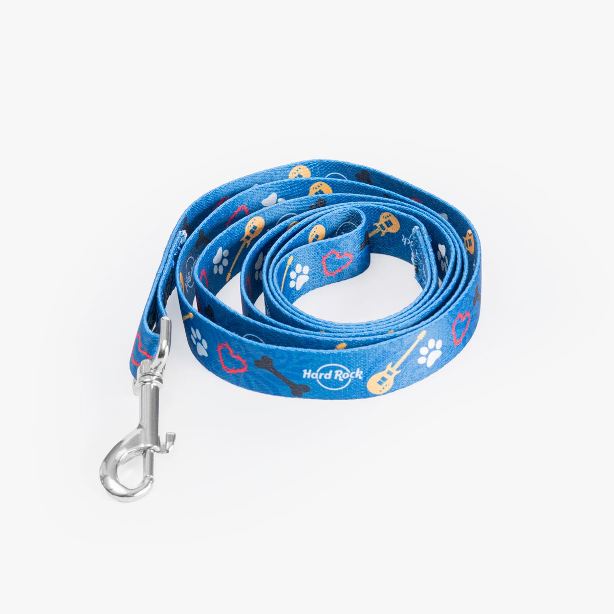 Reflective Pet Dog Leash in Navy Print image number 1