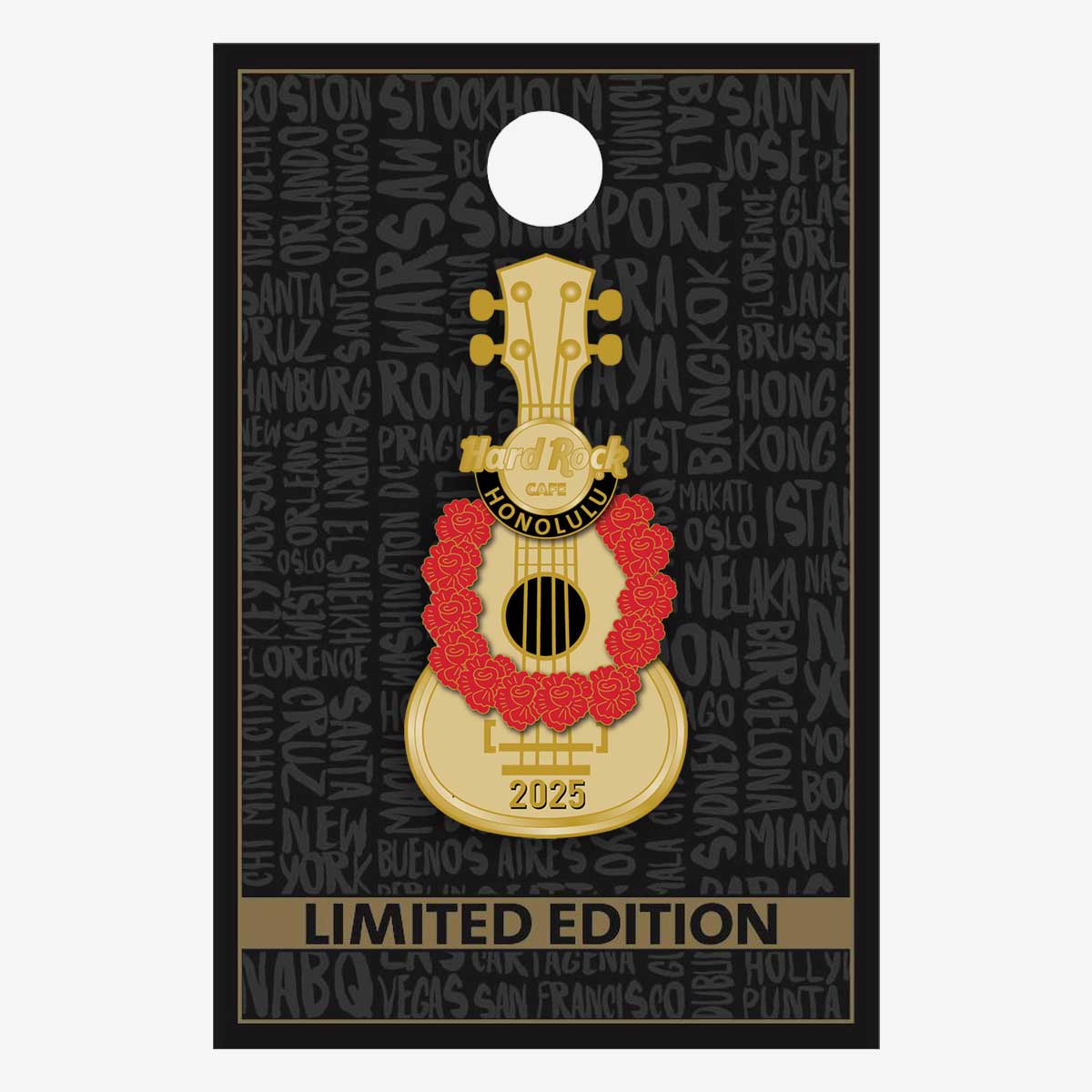 Limited Edition Honolulu Ukulele Pin image number 2