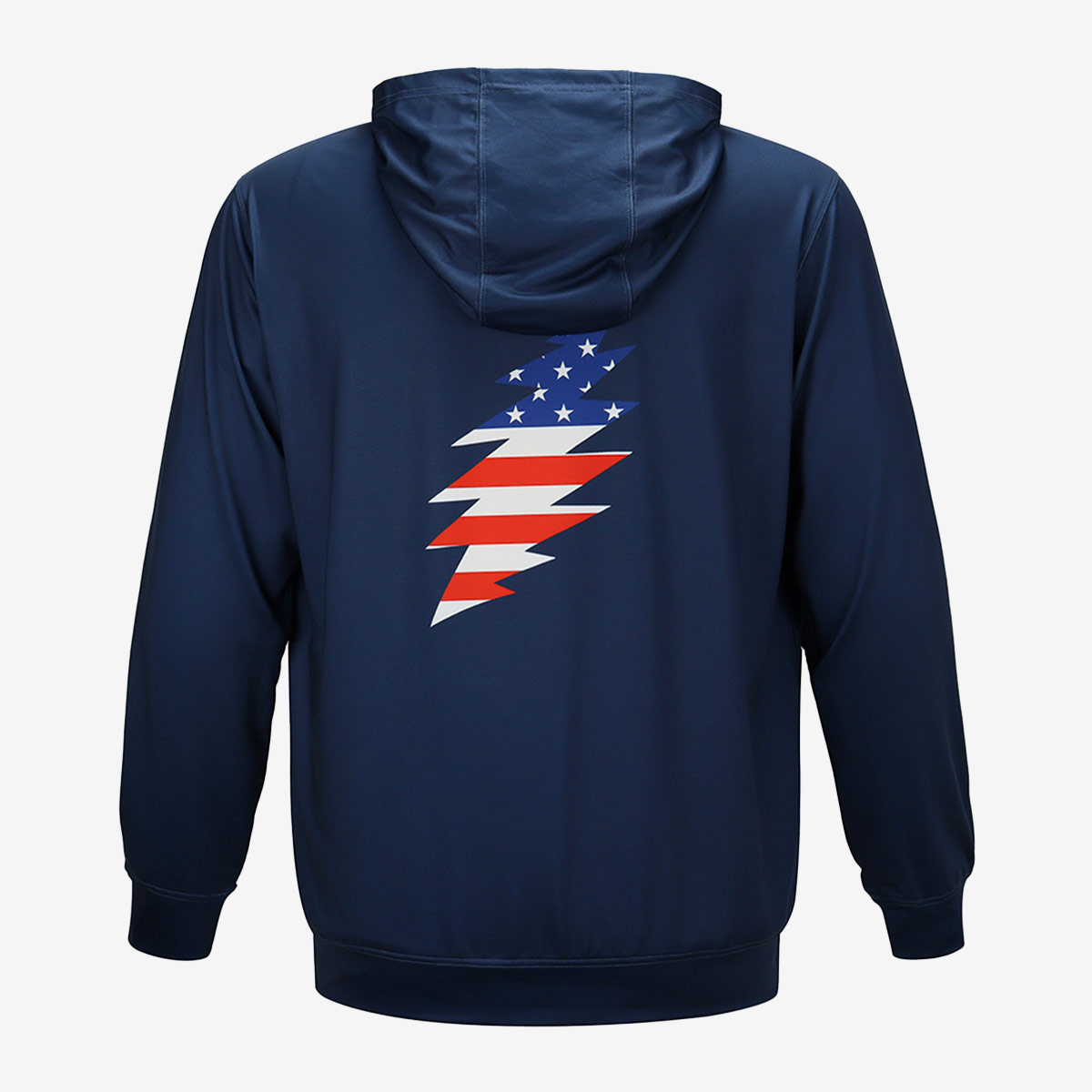 Grateful Dead US Blues Bolt UPF50 Hoodie in Navy image number 1