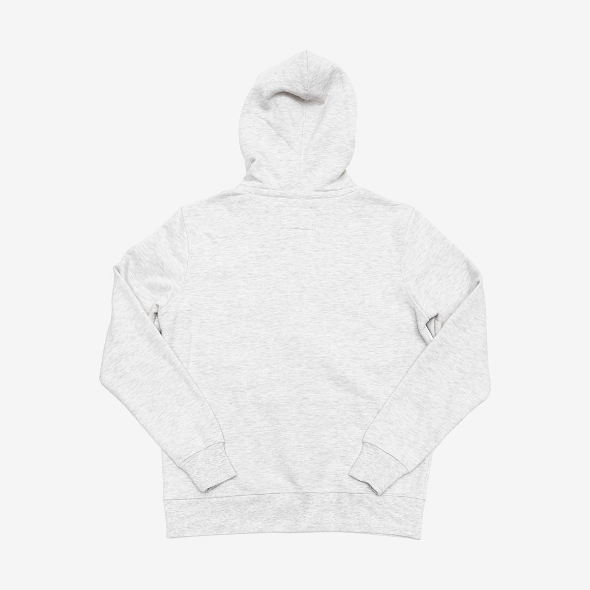 Chenille Logo Zip Hoodie In Oatmeal Heather image number 5