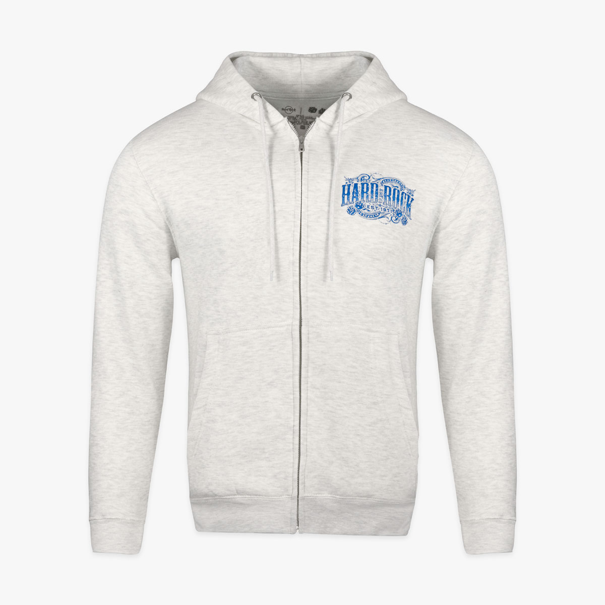 Casino Spade Oatmeal Heather Zip Hoodie image number 2