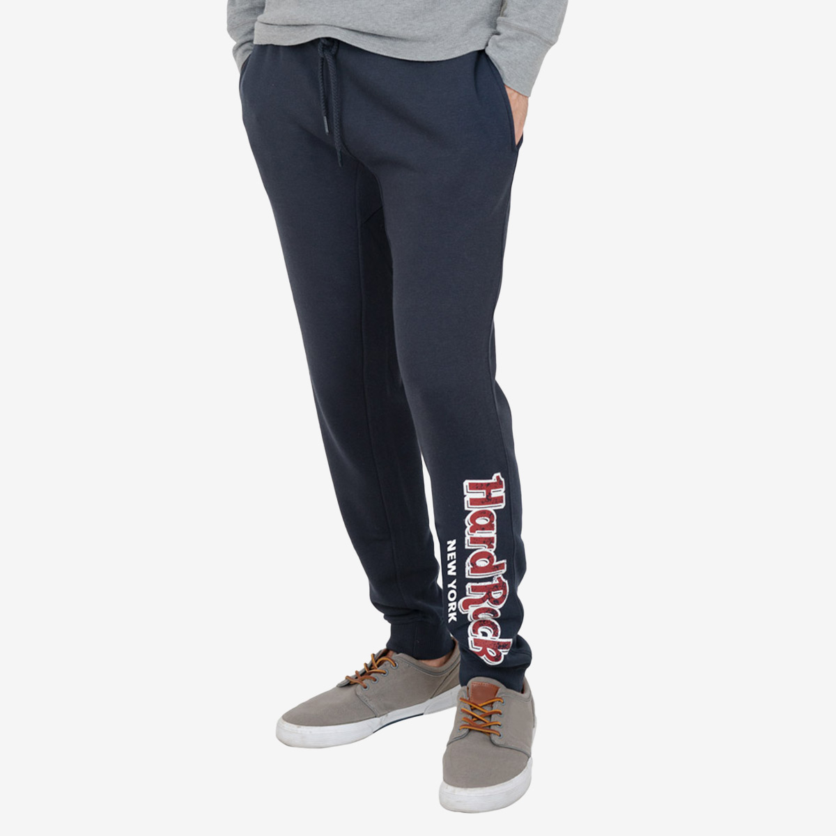 Unisex Joggers Navy Blue image number 2