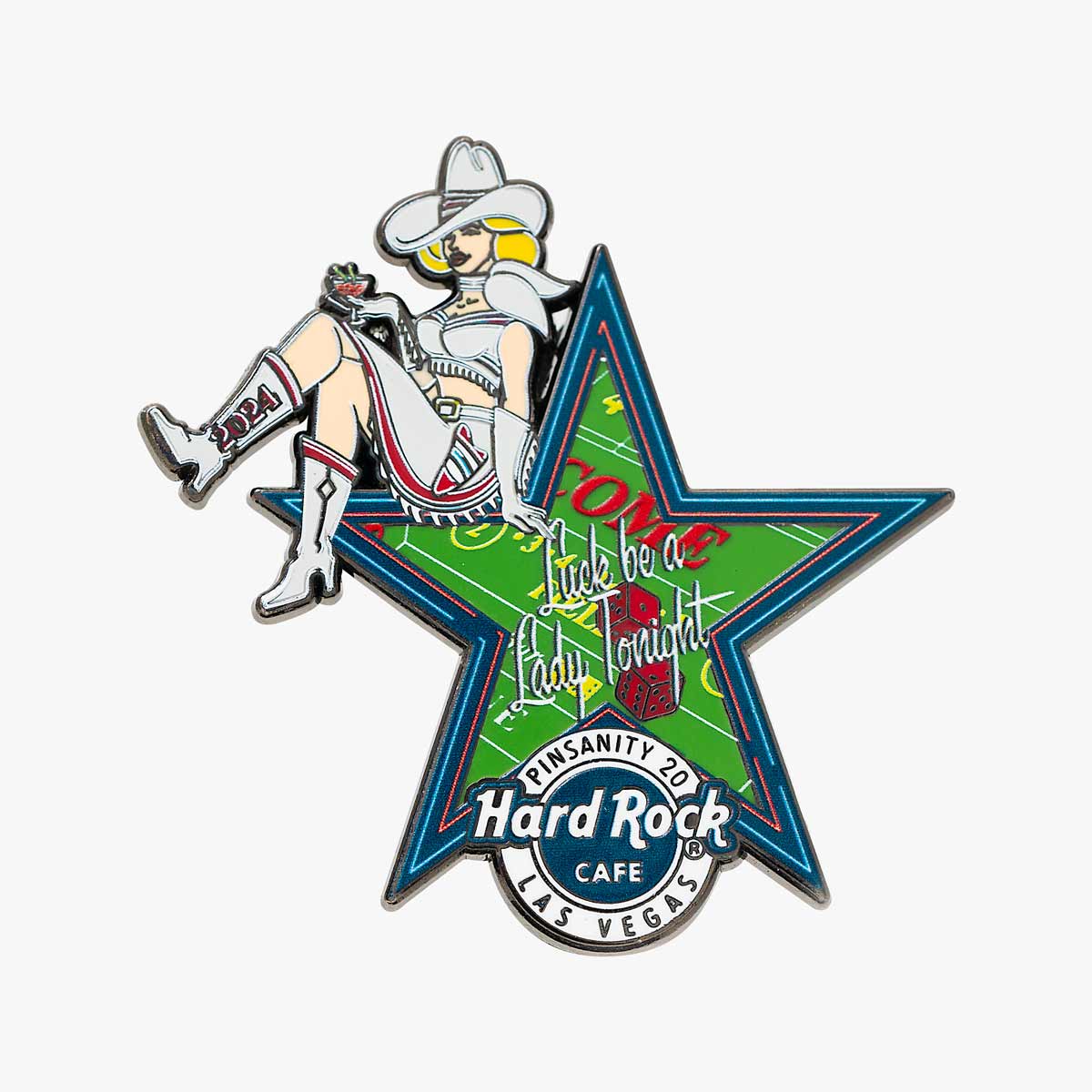 Pinsanity 20th Anniversary Cowgirl Las Vegas Pin image number 2