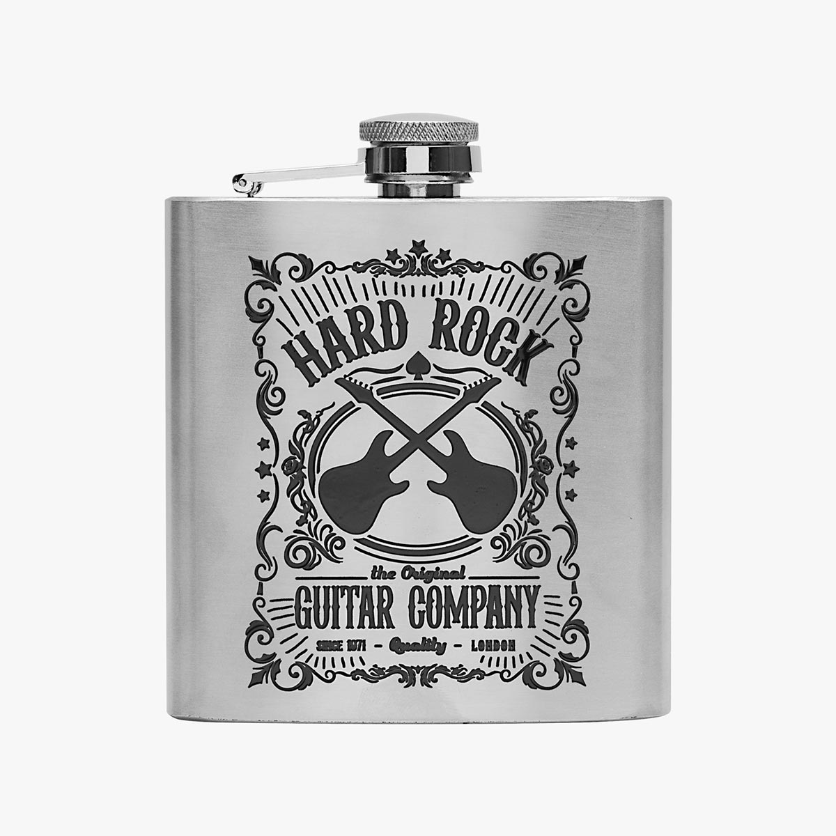 Guitar Company Novelty Flask & Glass Set image number 4