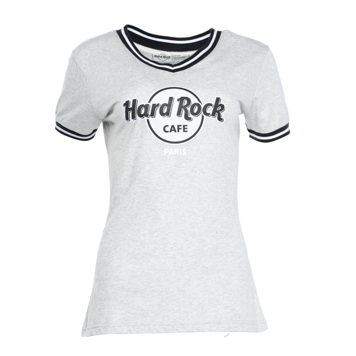 Women's Logo V-Neck Ringer Tee image number 1