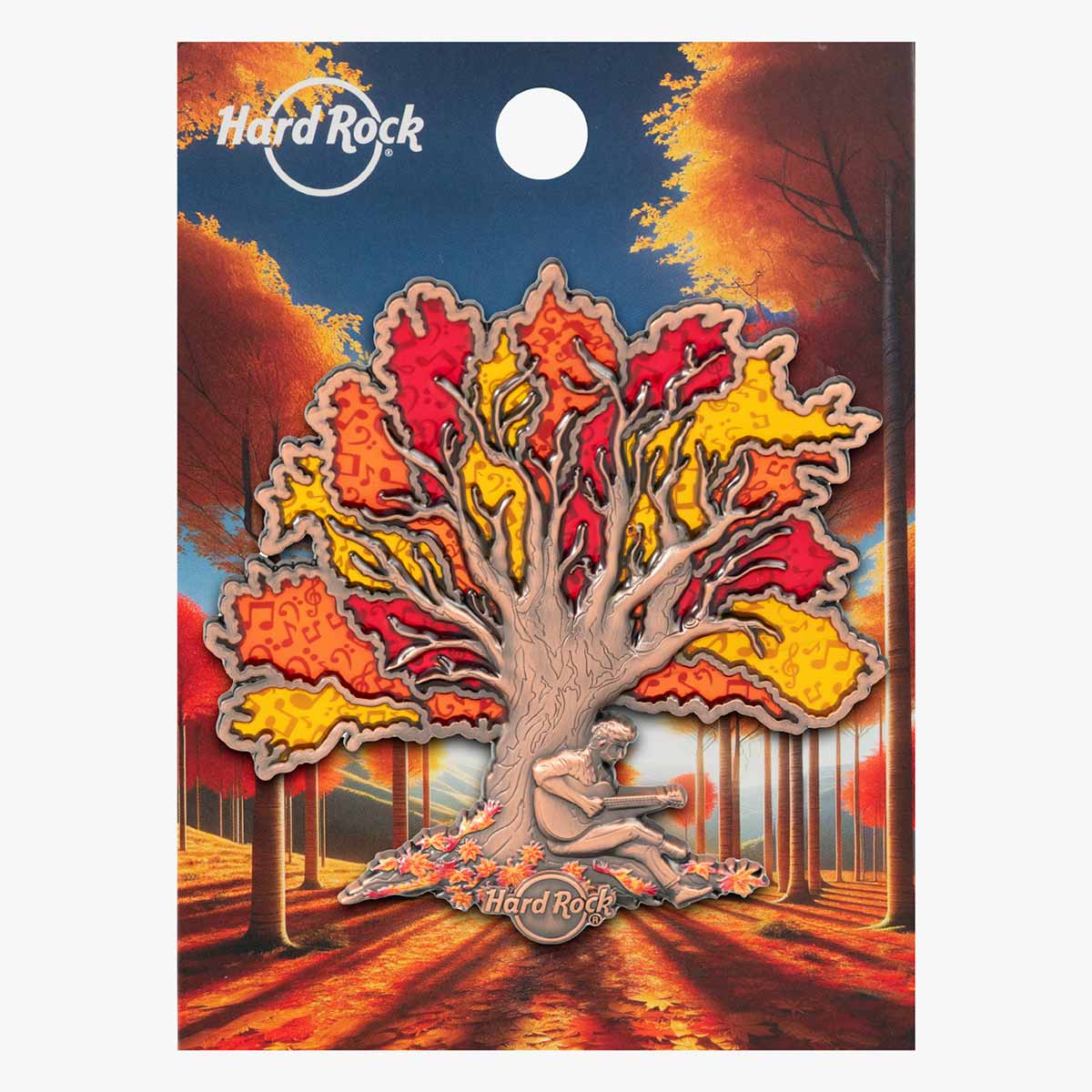 3D Jumbo Autumn Music Tree Pin image number 2