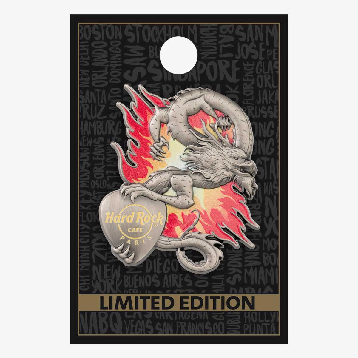 3D Asia Dragon Pin image number 2