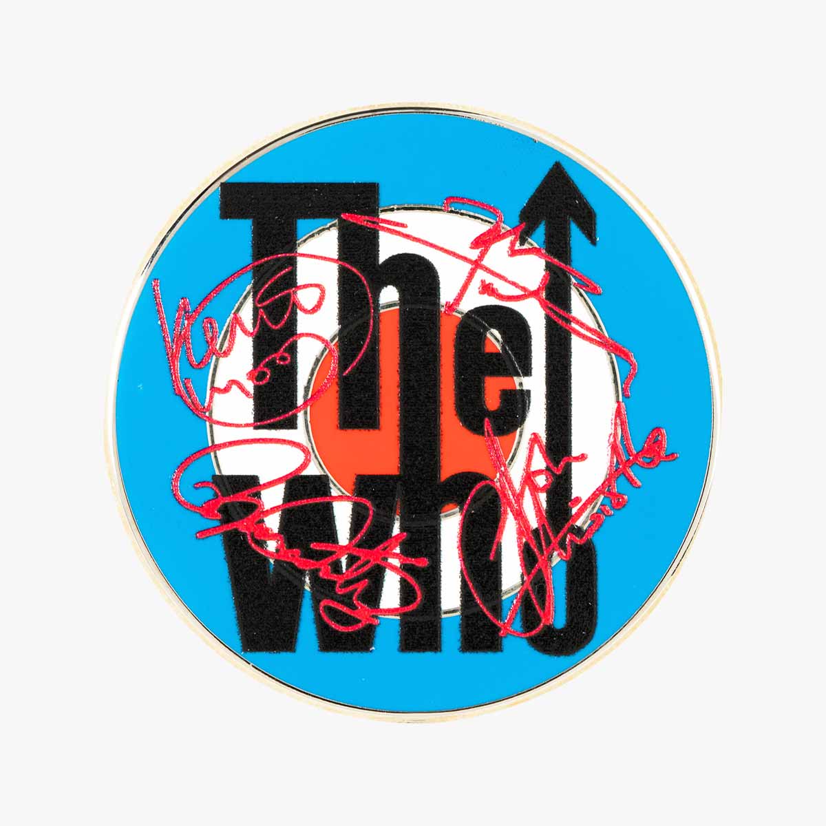 The Who Autographed Pin image number 2