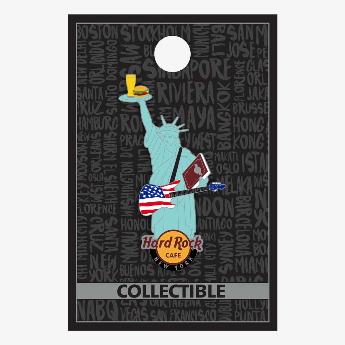 New York Liberty City Pin image number 2