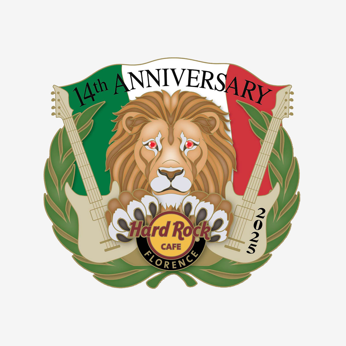 Florence 14th Anniversary Pin image number 1