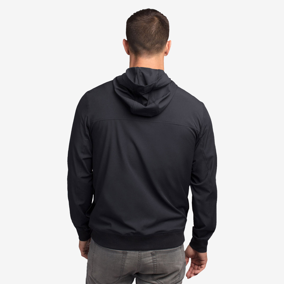 Travis Mathew x Hard Rock Wanderlust Zip Up Hoodie in Black image number 2